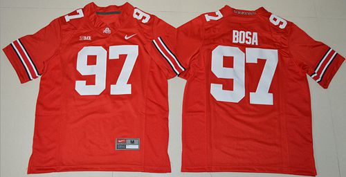 Buckeyes #97 Joey Bosa Red Stitched Youth NCAA Jersey - Click Image to Close